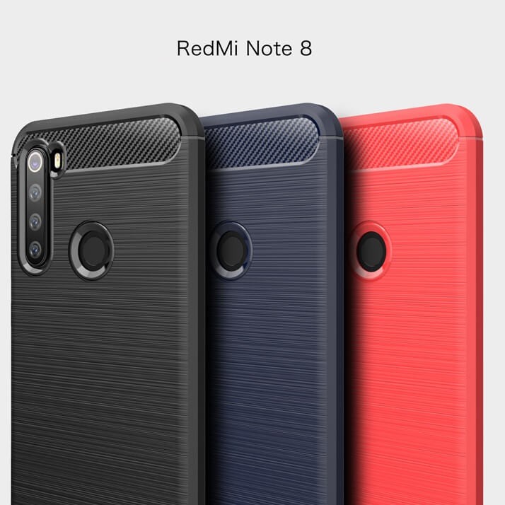 Coque Xiaomi Redmi Note 8 TPU Carbone 3D