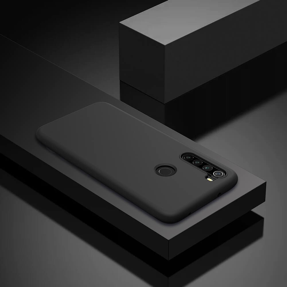 Coque Xiaomi Redmi  Note 8 Silicone Liquide Douce noire